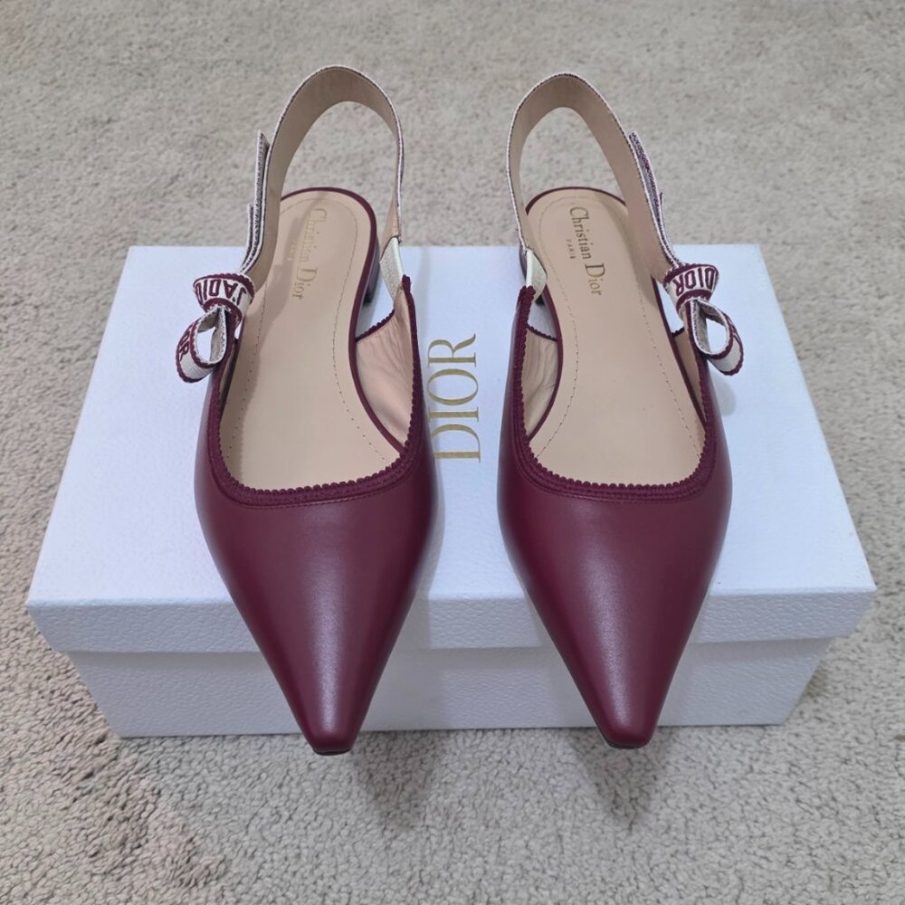 NWT Dior J'ADIOR Slingback Pump Ruby Red 41 - Picture 2 of 7